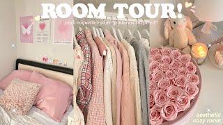 ROOM TOUR ˚ ༘ ⋆｡˚ : pink coquette room 🩰️