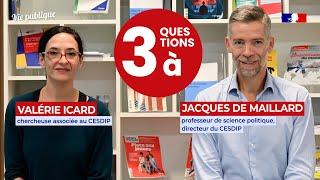 L’action publique en matière de sécurité : trois questions à Jacques de Maillard et Valérie Icard