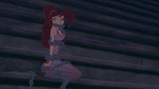 Hercules (1997) - Megara's Capture in Shadowy Restraints