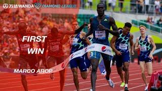 World Champion Marco Arop's First Win - Wanda Diamond League