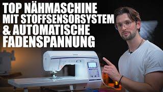 brother Innov-is NV1800Q Nähmaschine: Perfekte Nähte dank Stoffsensorsystem.