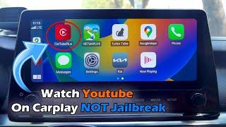 Watch Youtube On Carplay NOT Jailbreak With TrollStore