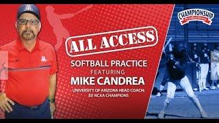 Go Inside Arizona Softball Practice with Mike Candrea!