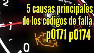 5 Causas De Los Codigos P0171 Y P0174 - Mecánico En VIVO