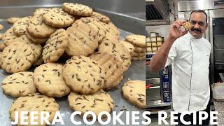 Jeera Cookies Recipe | जीरा कुकीज़ | Eggless Jeera Cookies | Cumin Biscuit Recipe | Tea Time Snack