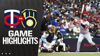 Twins vs. Brewers Game Highlights (5/16/25) | MLB Highlights