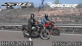 HONDA SP 125 VS TVS RAIDER 125 || DRAG RACE || @DRAGGER_JATIN