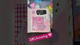 How to do journaling in our diary@Crafterkashish-19 #diy#journal #journaling#handmade#shorts#art