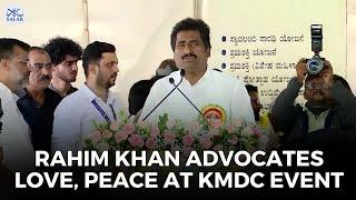 "We are Devotees of Peace and Love" at KMDC Welfare Schemes Program