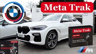 New BMW X6 protected from theft with Metatrak S5 VTS Deadlock Tracker