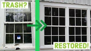 Wood Window Restoration: This Process Brings Life Back into Old House Sashes (2020)