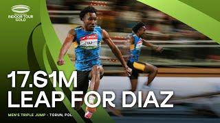 's Diaz flies out to world-leading triple jump | World Indoor Tour 2024