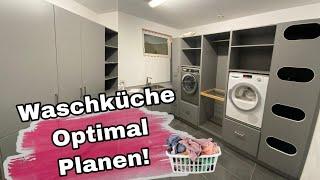 Waschküche-Hauswirtschaftsraum planen vorher-nachher Roomtour