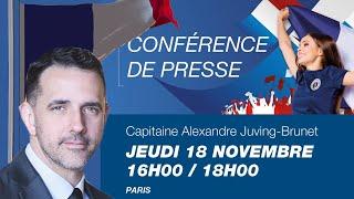 Capitaine Alexandre Juving-Brunet | Conférence de presse