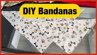 Easy dog bandanas your clients will love and fast to make/ DIY dog bandanas you can make.