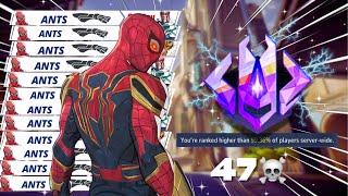 I Dropped 47 KILLS With SPIDER-MAN in a GRANDMASTER Lobby | Marvel Rivals Ranked