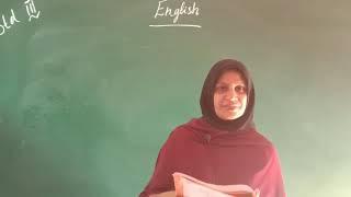 RPEES JUNIOR SCHOOL ONLINE CLASS STD 3 SHANI TEACHER ENGLISH 29/09/2020