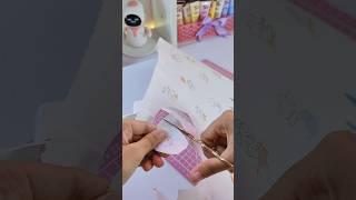 Making Stickers🩷 | Stickers from waste carry bag |#shorts #diy #youtubeshorts #viralshorts