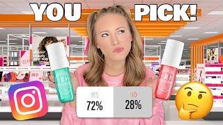 LETTING MY INSTAGRAM FOLLOWERS DECIDE WHAT I BUY AT ULTA BEAUTY! 