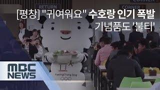 [평창] "귀여워요" 수호랑 인기 폭발…기념품도 '불티' [뉴스데스크]