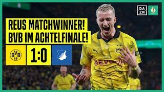 Reus macht den Unterschied! BVB schlägt TSG: Borussia Dortmund - Hoffenheim 1:0 | DFB-Pokal | DAZN