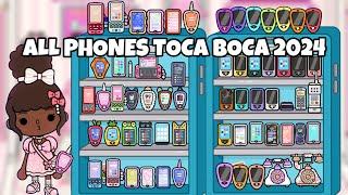 ALL PHONES IN TOCA BOCA WORLD 2024  || NecoLawPie