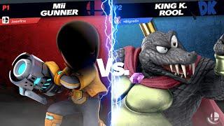 Elite Smash Set 171 - Josefine (Mii Gunner) Vs. ¤Bigrell¤ (King K. Rool)
