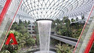 Jewel Changi Airport: World's largest indoor waterfall Rain Vortex