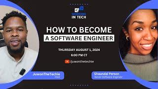 Working in Tech Ep 36 - How to Become A Software Engineer with Shaundai Person