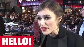 Keira Knightley and Chris Pine talk to HELLO! at the action-packed European premiere of Jack Ryan