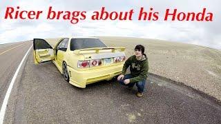 Ricer brags about his Honda Accord