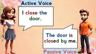 Active Voice And Passive Voice | English Speaking Practice | Learn English