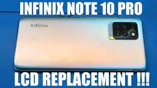 CARA GANTI LCD HP INFINIX NOTE 10 PRO