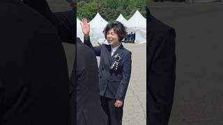 강정애 보훈부 장관,이재명 대통령이 사표 반려 하니 신나셨네요.취약계층 유공자 집중지원도 한다 하네요 #이재명대통령 #현충일