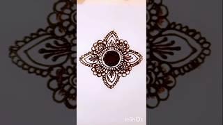 how to make four corner henna tikki designs #shorts #subscribe #youtubeshorts #henna #mehndi #art