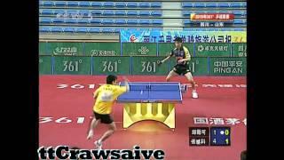 Chinese Superleague: Zhang Jike vs. Qiu Yike