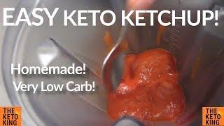 Homemade Tomato Sauce Keto | EASY Keto Ketchup | Low Carb Ketchup | Home Made Tomato Sauce