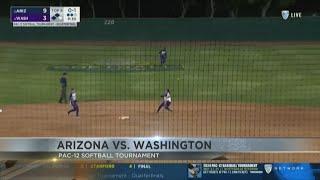 Arizona softball run rules Washington in Pac-12 Tournament quarterfinal