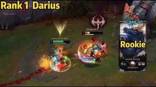 Rank 1 Darius VS IG Rookie! *INSANE SOLO KILL*