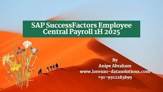 Employee Central Payroll 1H 2025