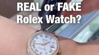 Testing REAL or FAKE Rolex Watch