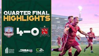 UNITED CRUISE TO FAI CUP SEMI FINAL | UNITED 4-0 DUNDALK | HIGHLIGHTS