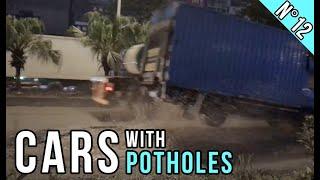 Cars Hitting MASSIVE Potholes (#12)