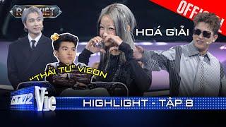 Teaser Tập 8: B Ray tâm sự chuyện HOÁ GIẢI cùng Karik, thái tử HIEUTHUHAI nghĩ slogan mới | RAP VIỆT