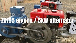 R176, R180, R185, ZR195 Chinese diesels with generators