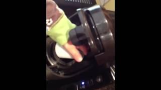 Luke making coffee