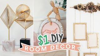 DIY DOLLAR STORE ROOM DECOR - $1 Aesthetic + Super Easy // Lone Fox