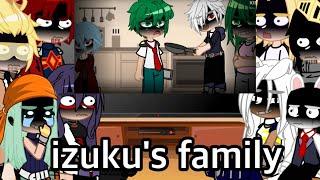 Pro heroes, LOV and Class 1-A react to izuku's family!!! || Mha/Bnha || Gacha Club / Life || MYAU ||