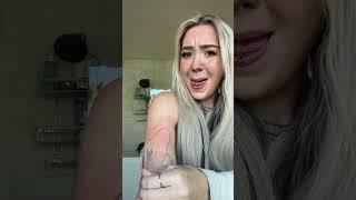 RIPPING MY TATTOO OFF | KAYLAMALECC | #shorts