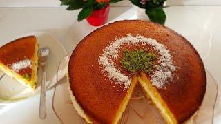 طرز تهیه کیک خیس شربتی با لایه خامه ای | HOW TO MAKE SYRUP CAKE WITH CREAM